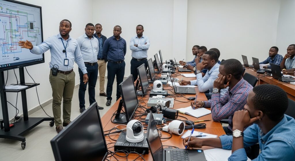 CCTV Installation Training and IP Camera Installation Training in Abuja, Nigeria