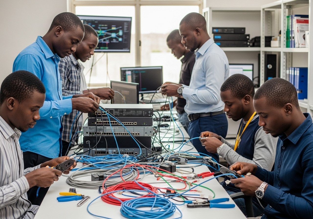 system Networking and crimping cable wire in Abuja Nigeria