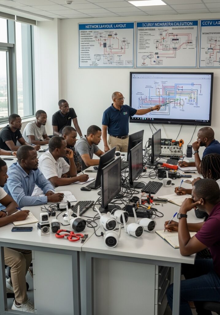 CCTV Installation and IP Camera Installation Training in Abuja, Nigeria