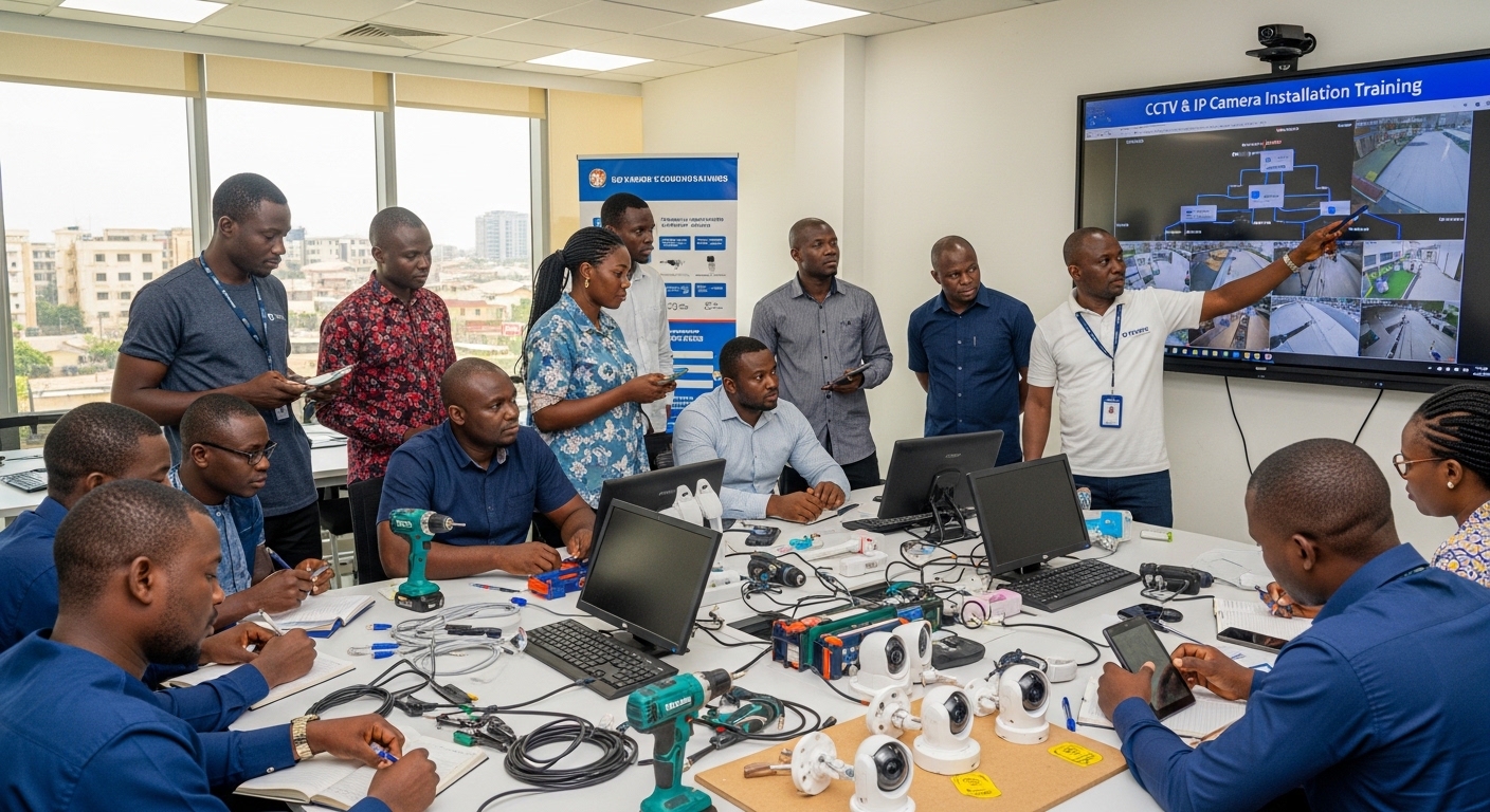 The Best Place to Learn CCTV & IP Camera Installation in Abuja, Nigeria