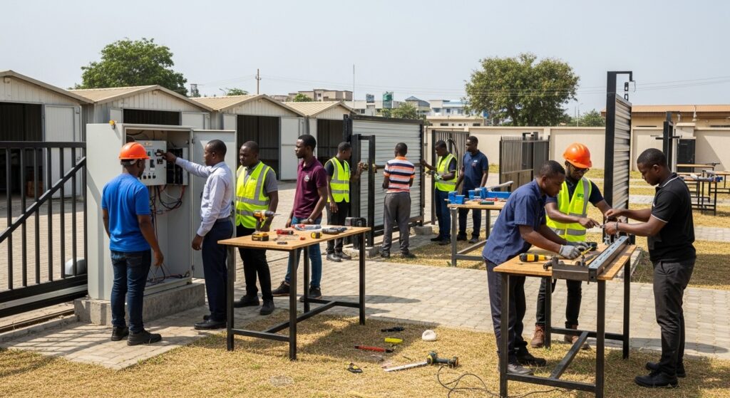 The Best Place to Learn Gate Automation & Roller Gate Installation in Abuja, Nigeria