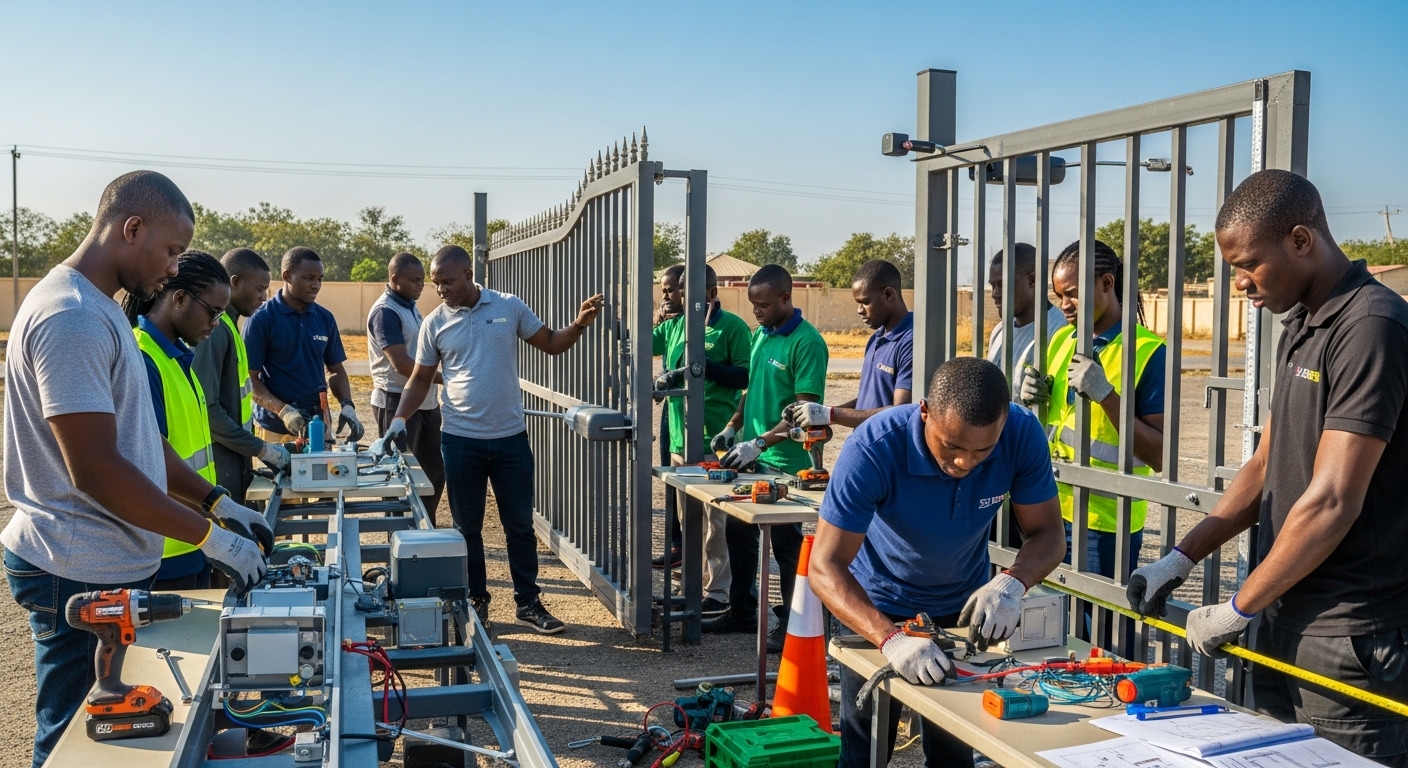 The Best Place to Learn Gate Automation & Roller Gate Installation in Abuja, Nigeria