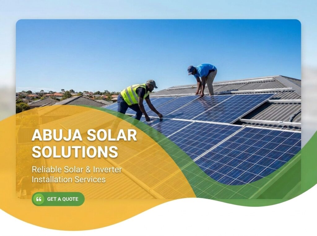 Solar and inverter installation Service in Abuja Nigeria